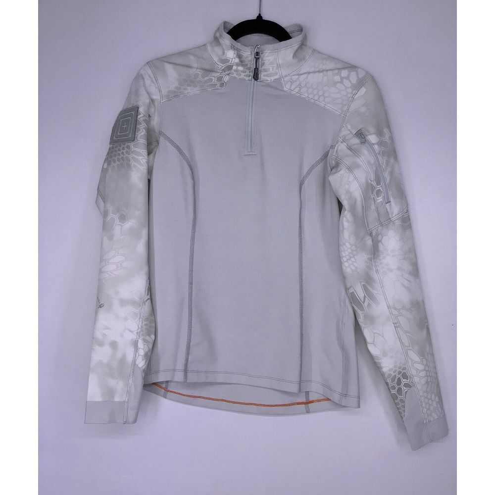 511 Tactical Jacket Gray Kryptek Rapid Pockets‎ 1/4 Zip  Women's Size Small